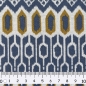 Preview: Jaquardjersey | FAIR ISLE Käselotti | Blau Olivgrün